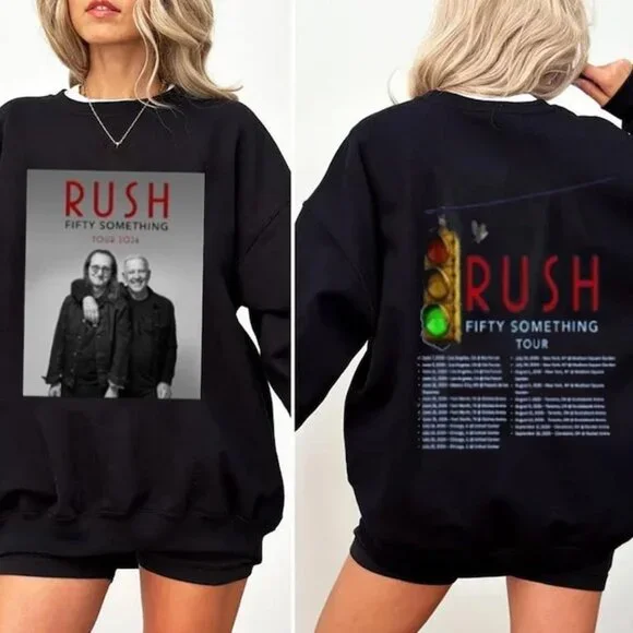 Rush Extends 2026 Fifty Something Tour T-Shirt sweatshirt - Picture 1 of 1